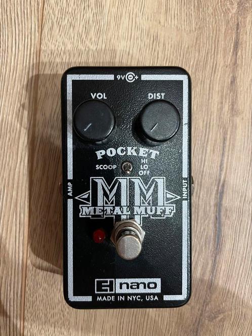 Electro Harmonix EHX Pocket Metal Muff, Musique & Instruments, Effets, Comme neuf, Distortion, Overdrive ou Fuzz