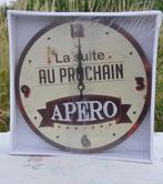 horloge murale neuve la suite au prochain apero, Ophalen of Verzenden, Nieuw, Wandklok
