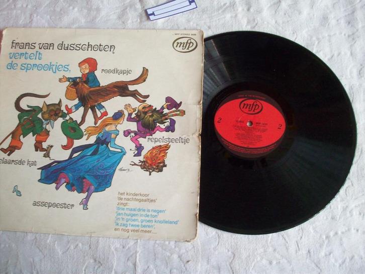 lp's met kinder sprookjes, Cd's en Dvd's, Vinyl | Rock, Zo goed als nieuw, 12 inch, Ophalen of Verzenden
