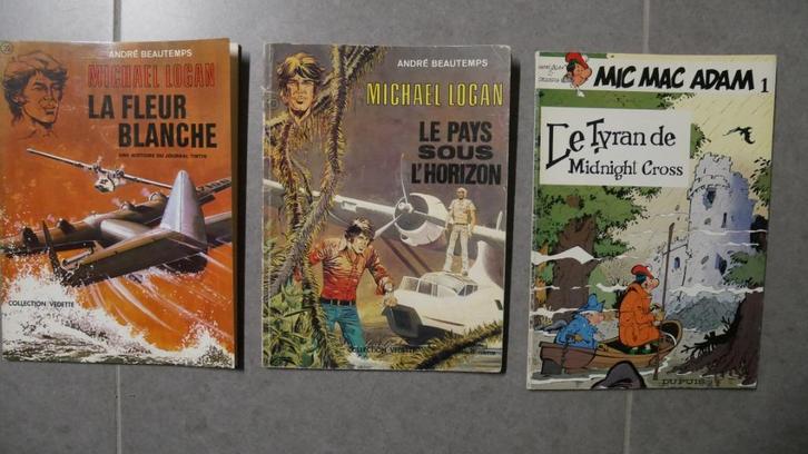 BD Michaël Logan La Fleur Le Pays / Mic Mac Adam Le Tyran, Boeken, Stripverhalen, Ophalen of Verzenden