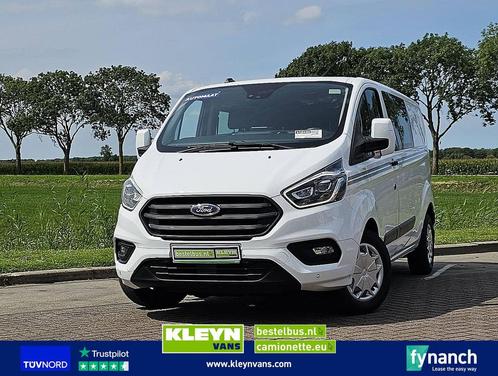 Ford TRANSIT CUSTOM 2.0 L2H1 Dub.- Cab. Navi, Auto's, Bestelwagens en Lichte vracht, Bedrijf, ABS, Airconditioning, Centrale vergrendeling