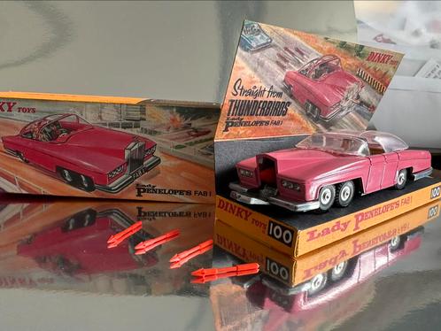 Dinky Toys 100 FAB1 Thinderbirds Lady Penelope & Box, Hobby & Loisirs créatifs, Voitures miniatures | 1:43, Comme neuf, Voiture