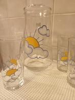set van 6 glazen met bijpassende karaf, Ophalen of Verzenden