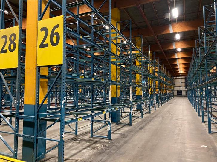 Palletstelling te koop reeds gedemonteerd, Zakelijke goederen, Kantoor en Winkelinrichting | Magazijn, Stelling en Opslag, Ophalen