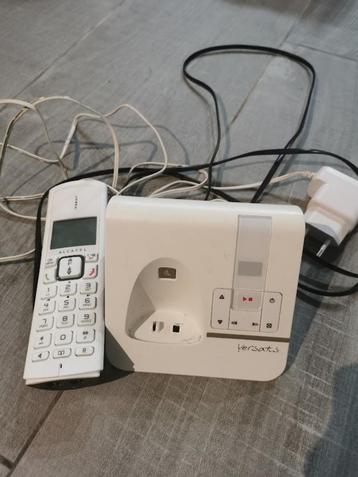 Téléphone fixe Alcatel avec répondeur, Enlèvement, Utilisé, 1 combiné