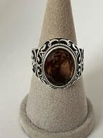 Zilveren heren ring met zultanite maat 24(kleur veranderend), Handtassen en Accessoires, Ringen, Overige kleuren, 20 of groter