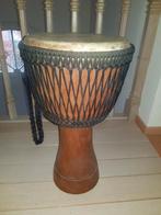 Afrikaanse djembe zeer goede staat, zelf meegebracht uit Afr, Muziek en Instrumenten, Percussie, Ophalen of Verzenden, Zo goed als nieuw