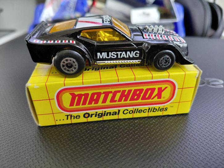 Matchbox 11h IMSA Mustang (11-E/67-E) (US Box), Hobby en Vrije tijd, Modelauto's | Overige schalen, Zo goed als nieuw, Auto, Ophalen of Verzenden