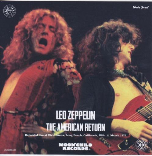 3 CD's - LED ZEPPELIN - The American Return - Long Beach 197, CD & DVD, CD | Hardrock & Metal, Neuf, dans son emballage, Envoi