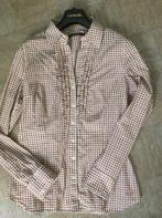 Elastische hemdsbloes River Woods 40 als nieuw, Kleding | Dames, Blouses en Tunieken, Ophalen of Verzenden