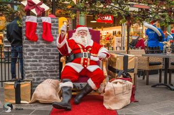 Kerstman op bezoek 