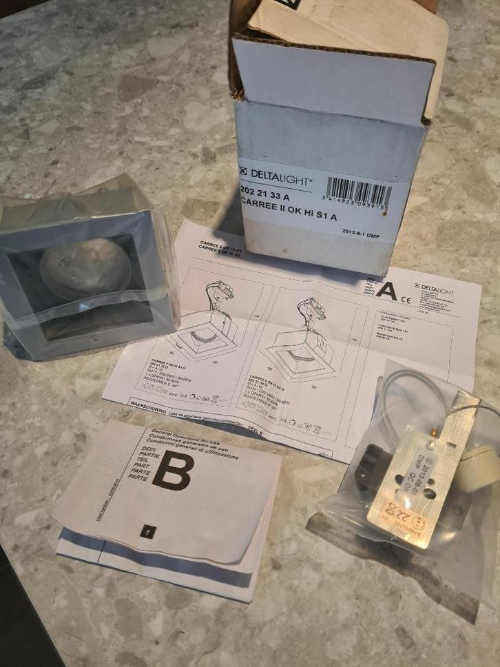 1x Inbouwspot  Delta Light Carree II, Doe-het-zelf en Bouw, Elektriciteit en Kabels, Nieuw, Overige typen, Ophalen of Verzenden