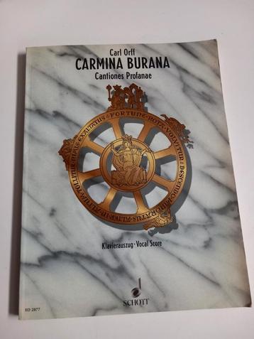 Livre de partitions de chant Carmina Burana disponible aux enchères