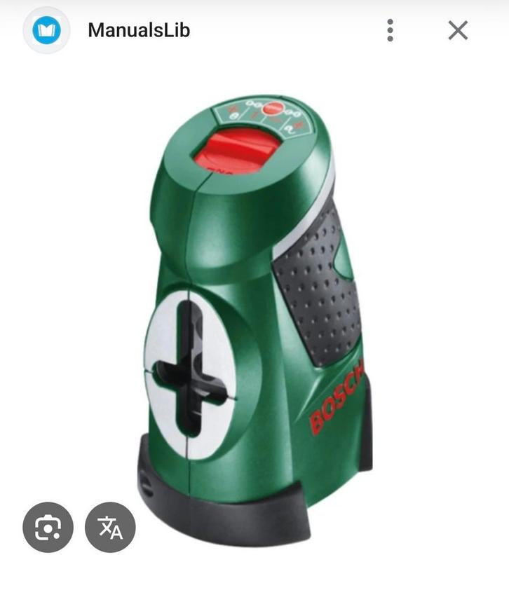 Laserwaterpas Bosch 25€ laser waterpas, Doe-het-zelf en Bouw, Gereedschap | Handgereedschap, Zo goed als nieuw, Ophalen of Verzenden