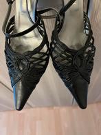 Prachtige zwarte lederen schoenen Andrea Catini, Kleding | Dames, Ophalen of Verzenden, Zo goed als nieuw