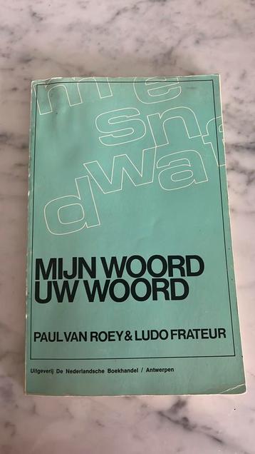 Mijn woord Uw woord beschikbaar voor biedingen