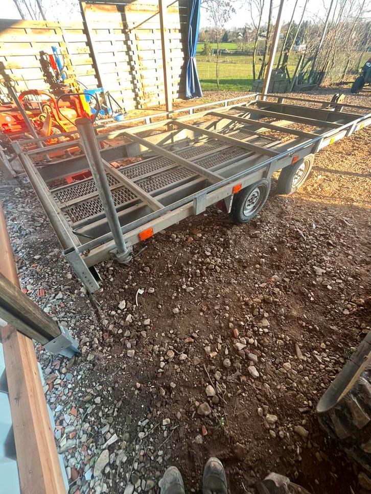 Aanhangwagen / transporter, Bricolage & Construction, Échafaudages, Comme neuf, Enlèvement