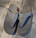 Fitflop teenslippers mt 41, Kleding | Dames, Schoenen, Slippers, Zwart, Ophalen of Verzenden, Zo goed als nieuw