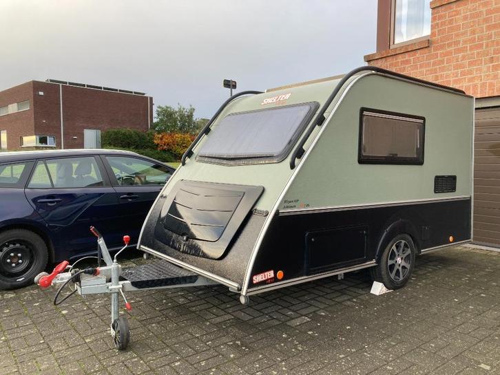 Caravan Kip Shelter Plus Jubileum 85 jaar (2019), Caravans en Kamperen, Caravans, Particulier, tot en met 2, 500 - 750 kg, Kip