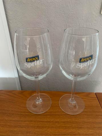 2 verres APÉROL, Enlèvement ou Envoi, Comme neuf