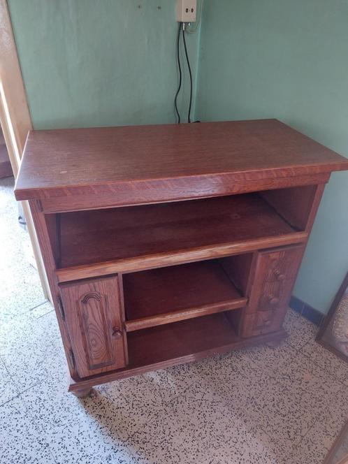 Eiken tv kast, Huis en Inrichting, Kasten |Televisiemeubels, Gebruikt, Minder dan 100 cm, 50 tot 100 cm, 25 tot 50 cm, Eikenhout
