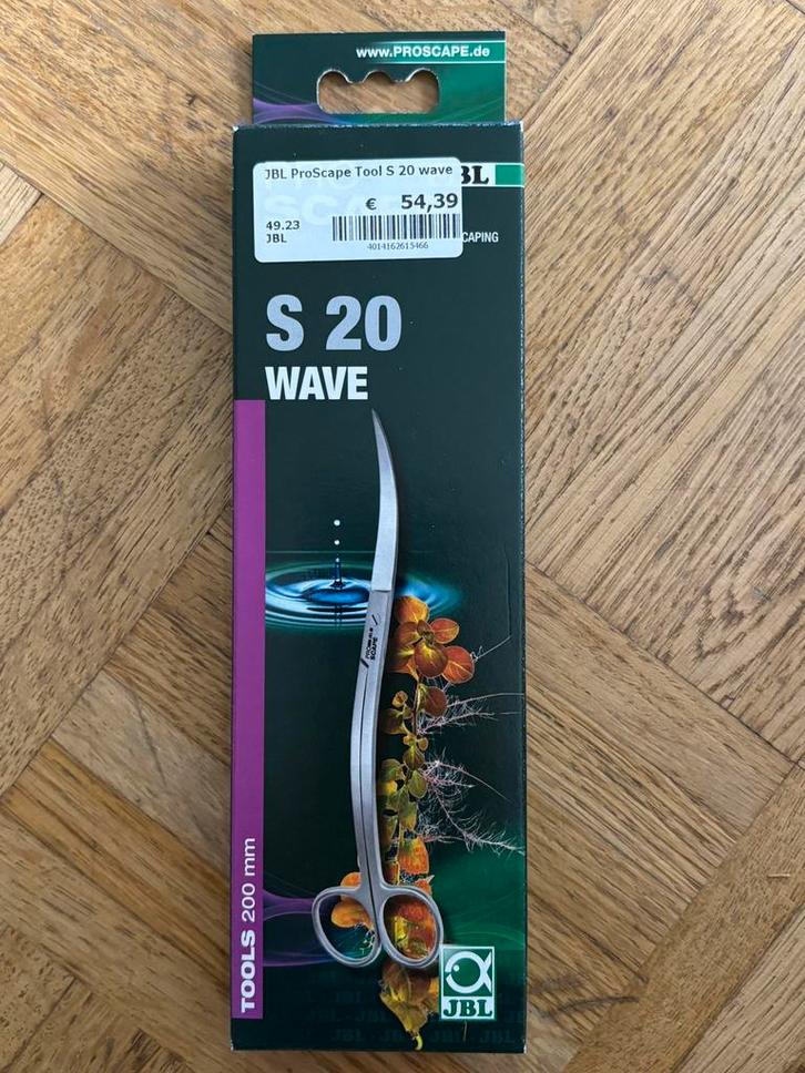 JBL PROSCAPE TOOLS S schaar 20 WAVE NIEUW, Dieren en Toebehoren, Vissen | Aquaria en Toebehoren, Nieuw, Ophalen of Verzenden