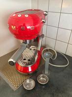 Smeg espressomachine, Gebruikt, Espresso apparaat, 10 kopjes of meer, Ophalen of Verzenden