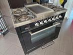 Boretti gasfornuis 90cm met tepan + spit, Ophalen, Zo goed als nieuw