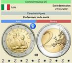 €2 HERDENKINGSBIJEENKOMST UNC ITALY (2021), Ophalen of Verzenden, Italië, 2 euro, Losse munt