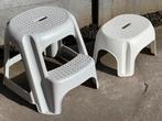 2 verschillende opstapjes, Huis en Inrichting, Ophalen, Zo goed als nieuw, Overige materialen