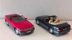 Mercedes SL500 R129 cabrio , schaal 1:18, Enlèvement ou Envoi, Voiture, Maisto