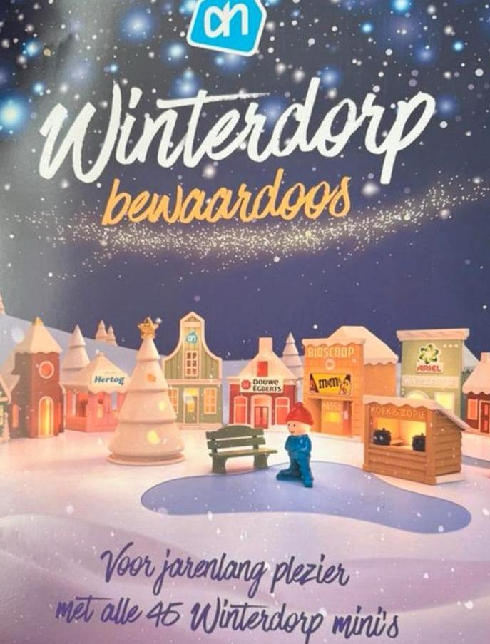 Petit village de Noël Winterdorp AH Albert Heijn complet, Collections, Actions de supermarché, Albert Heijn, Envoi