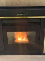 Mooie inbouwpelletkachel goedwerkend, Huis en Inrichting, Ophalen, Zo goed als nieuw, Inbouwhaard, Houthaard