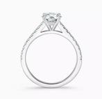 Trouwring diamant / diamanten, Handtassen en Accessoires, Ringen, Ophalen of Verzenden, Nieuw