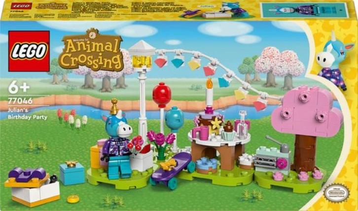 LEGO Animal Crossing Julians Verjaardagsfeestje, Kinderen en Baby's, Speelgoed | Duplo en Lego, Nieuw, Lego, Ophalen of Verzenden