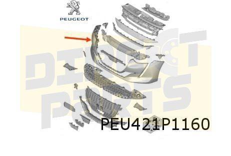 Peugeot 208 (10/19-) voorbumper (GT/GT-Line/bij PDC) (te spu, Auto-onderdelen, Carrosserie, Bumper, Peugeot, Voor, Nieuw, Verzenden