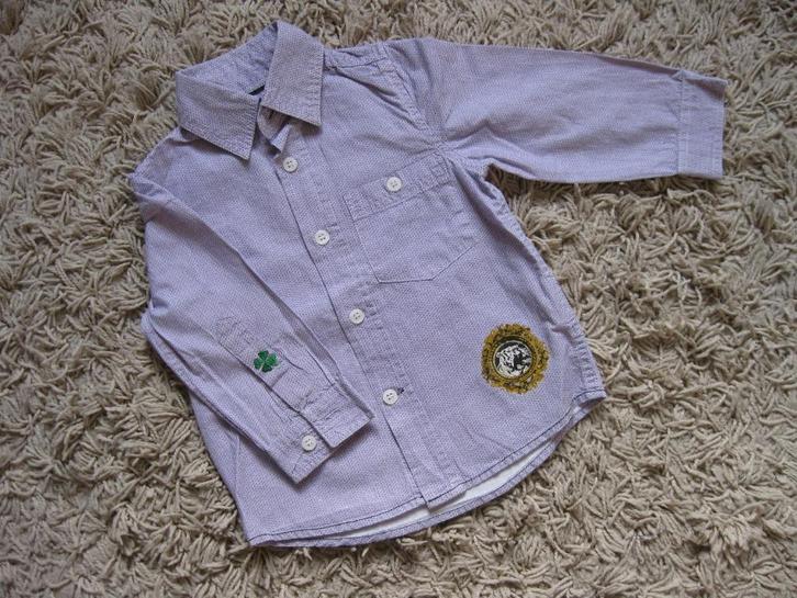 ★ M92 - Hemd E-bound, Kinderen en Baby's, Kinderkleding | Maat 92, Gebruikt, Jongen, Overhemd of Blouse, Ophalen of Verzenden