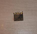PIN - CLAPBOARD - FILM - MOVIE - HOLLYWOOD, Verzenden, Gebruikt, Overige onderwerpen, Speldje of Pin