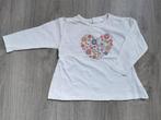 Longsleeve hartje - maat 80, Kinderen en Baby's, Ophalen of Verzenden, Zo goed als nieuw, Meisje, Shirtje of Longsleeve