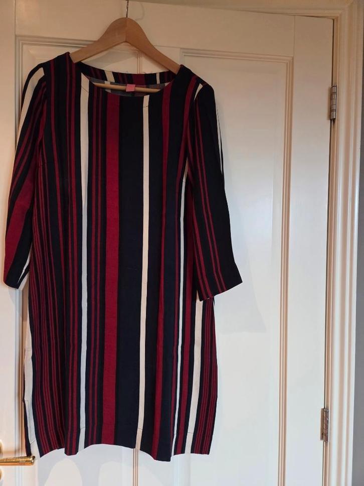 Kyra & Ko - gestreepte jurk - Maat 40, Kleding | Dames, Jurken, Gedragen, Maat 38/40 (M), Rood, Boven de knie, Ophalen of Verzenden