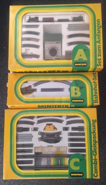 Miniatuur treintjes (Minitrix A-C) beschikbaar voor biedingen