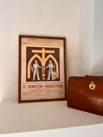 Vintage affiche 1951 hoogdruktechniek, Antiek en Kunst, Ophalen of Verzenden