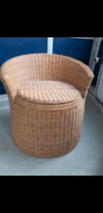 Chaise en rotin avec coffre, Maison & Meubles, Enlèvement, Comme neuf
