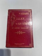 Antiek boek "willen is kunnen", Ophalen of Verzenden, Andere