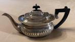 Victoriaanse/Georgische verzilverde theepot,HARTS, Sheffield, Ophalen, Zilver