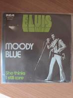 45T Elvis - Moody blue (1976) / She thinks I still care, Cd's en Dvd's, Ophalen of Verzenden, Gebruikt