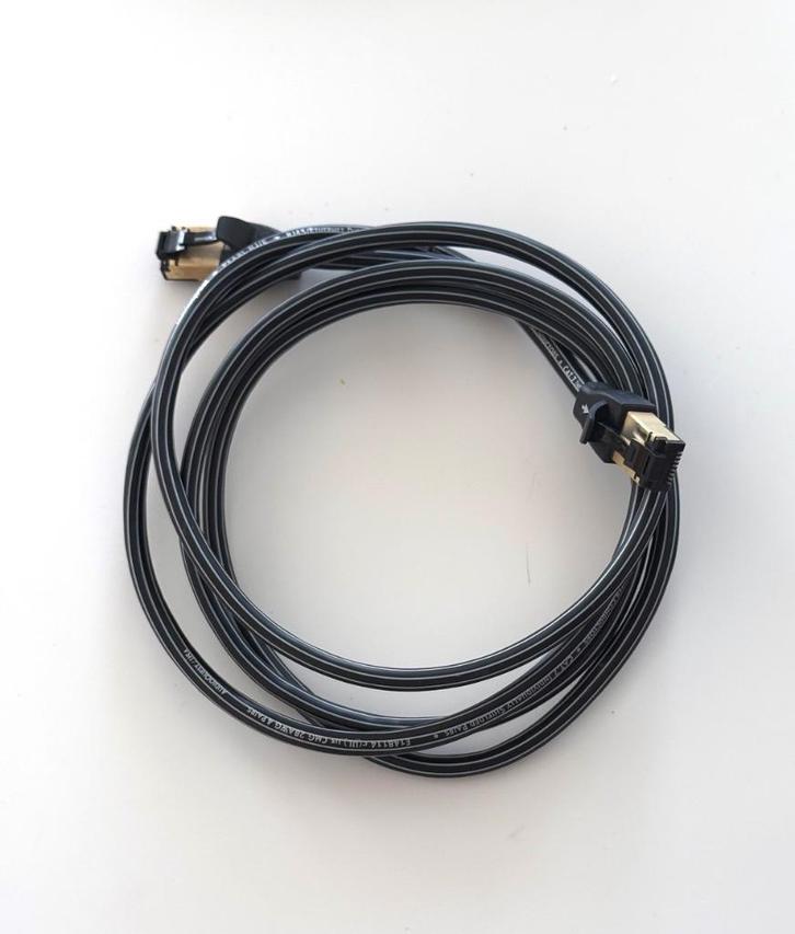 AudioQuest RJ45 CAT7 netwerkkabel 1,5m, Computers en Software, Pc- en Netwerkkabels, Zo goed als nieuw, Ophalen of Verzenden