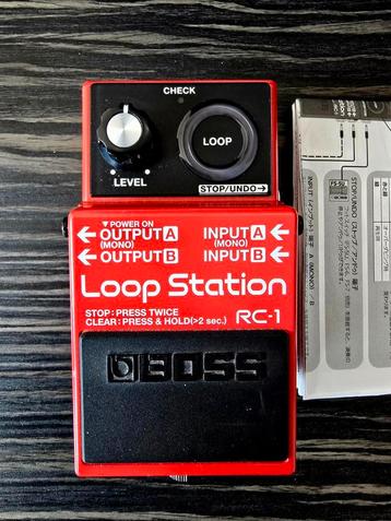 Boss Loop Station RC1 : toute neuve !, Enlèvement, Comme neuf
