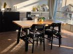 IKEA SKOGSTA Table + 4 RÖNNINGE Chairs – Excellent Condition, Maison & Meubles, Enlèvement, Comme neuf