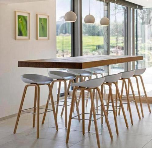 LAGO design glazen tafel H.106 cm, Huis en Inrichting, Tafels | Eettafels, Zo goed als nieuw, 100 tot 150 cm, 200 cm of meer, Vijf personen of meer